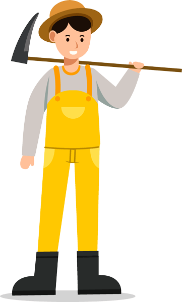 Farmer Illustration
